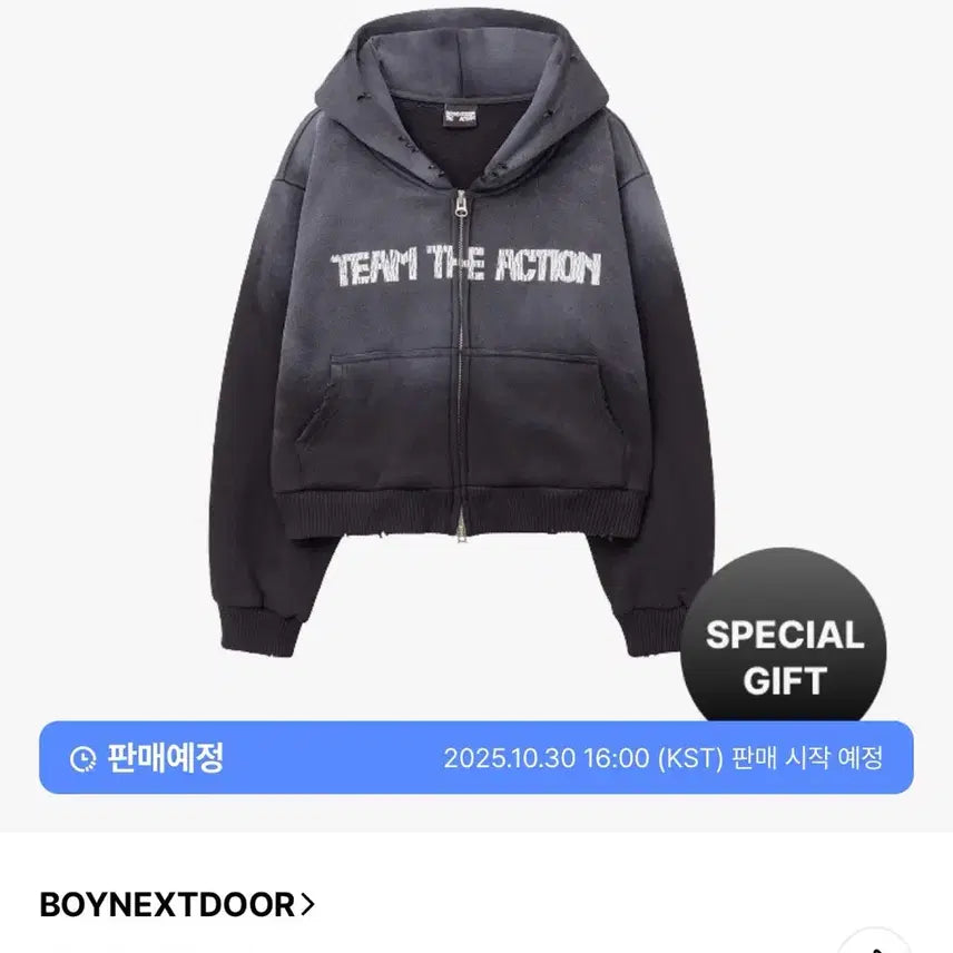 [BUNJANG] BOYNEXTDOOR [DREAM CHAPTER: ACTION] Hoodie / 보이넥스트도어 디액션 후드집업