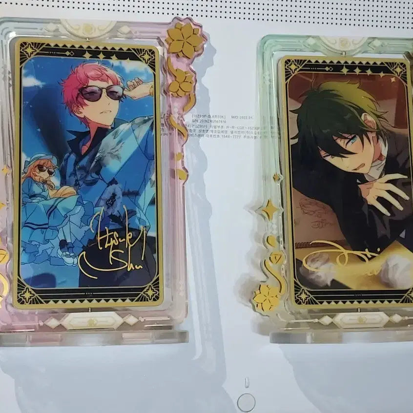 [BUNJANG] Ensemble Stars Valkyrie Itsuki Shu and Kagehira Mika Rotating Acrylic Stand Bundle Set / [일괄] 앙스타 발키리 이츠키슈 카게히라미카 회전 아크릴스탠드