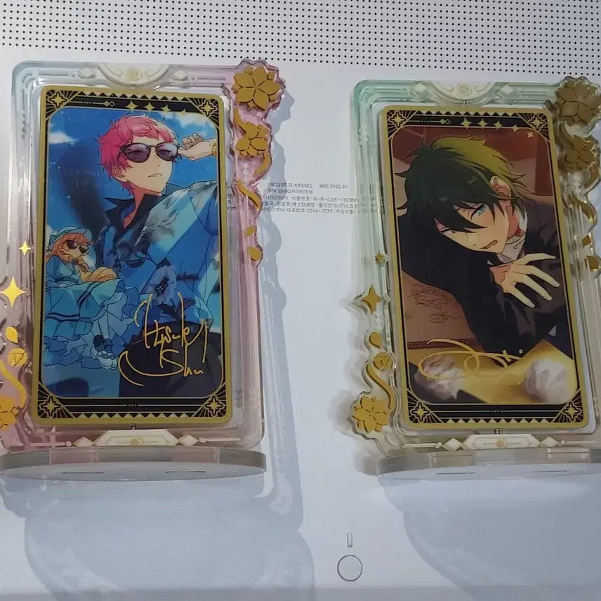 [BUNJANG] Ensemble Stars Valkyrie Itsuki Shu and Kagehira Mika Rotating Acrylic Stand Bundle Set / [일괄] 앙스타 발키리 이츠키슈 카게히라미카 회전 아크릴스탠드