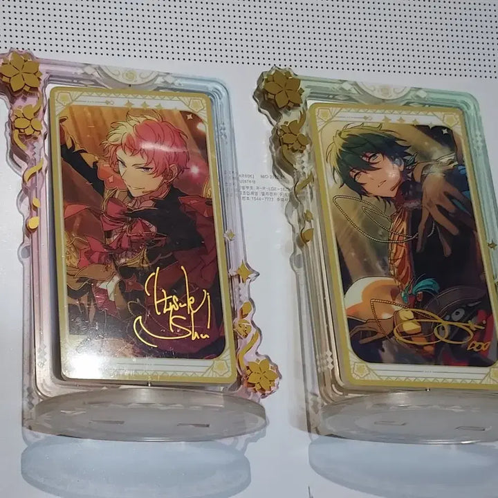 [BUNJANG] Ensemble Stars Valkyrie Itsuki Shu and Kagehira Mika Rotating Acrylic Stand Bundle Set / [일괄] 앙스타 발키리 이츠키슈 카게히라미카 회전 아크릴스탠드