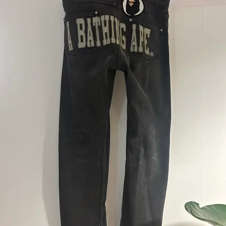 [SOLD OUT] BAPE SPELL OUT LOGO DENIM M