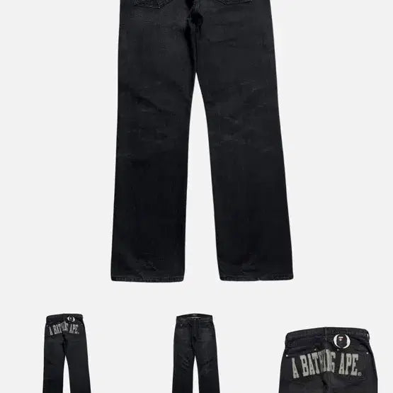 [SOLD OUT] BAPE SPELL OUT LOGO DENIM M