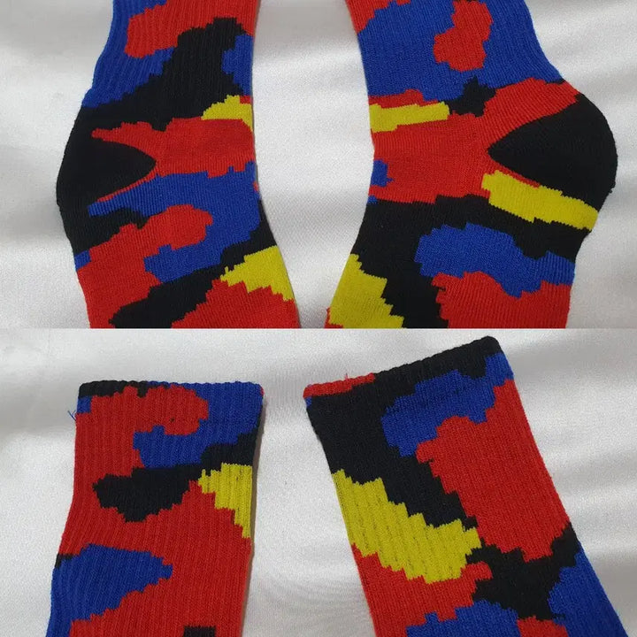 [BUNJANG] Polo Ralph Lauren Tiger Abstract Socks / 개당가격이예요~ 레드 블루 옐로우 폴로 랄프로렌 호랑이 범 추상화 양말