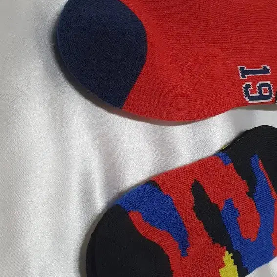[BUNJANG] Polo Ralph Lauren Tiger Abstract Socks / 개당가격이예요~ 레드 블루 옐로우 폴로 랄프로렌 호랑이 범 추상화 양말