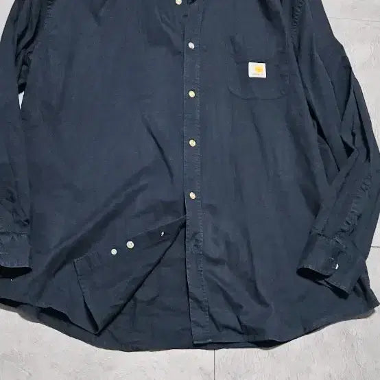 [BUNJANG] Carhartt Navy Long Sleeve Shirt XL / 칼하트 네이비 긴팔 셔츠XL