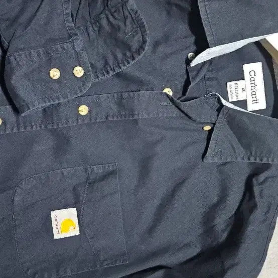 [BUNJANG] Carhartt Navy Long Sleeve Shirt XL / 칼하트 네이비 긴팔 셔츠XL
