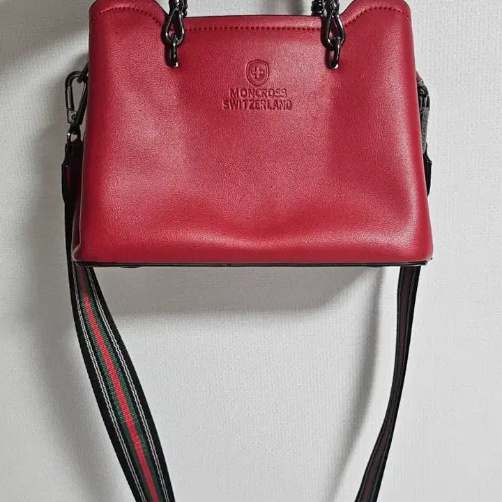 [BUNJANG] Mongcross Swiss Tote Bag Red / 몽크로스 스위스 토트백 레드