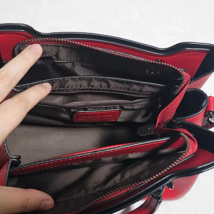 [BUNJANG] Mongcross Swiss Tote Bag Red / 몽크로스 스위스 토트백 레드