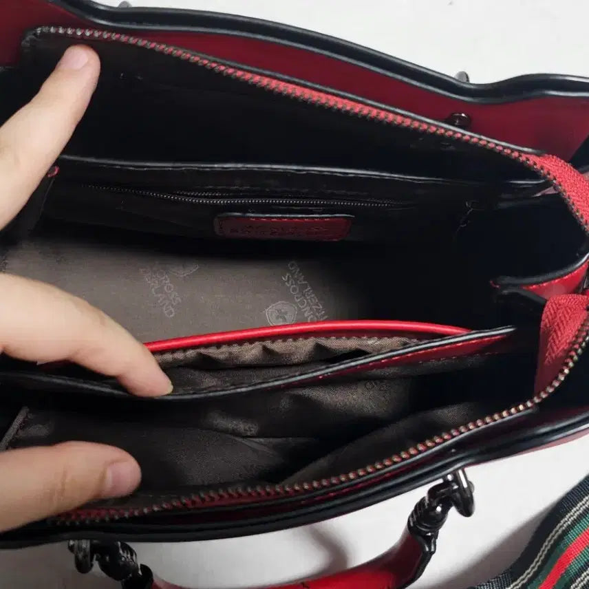 [BUNJANG] Mongcross Swiss Tote Bag Red / 몽크로스 스위스 토트백 레드