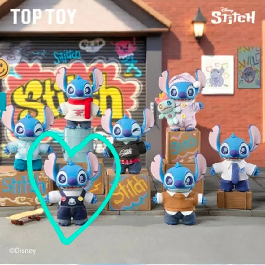 [BUNJANG] Toptoy Stitch Dress Up Show Series Figure / 탑토이 스티치 드레스업 쇼 시리즈 인형 참