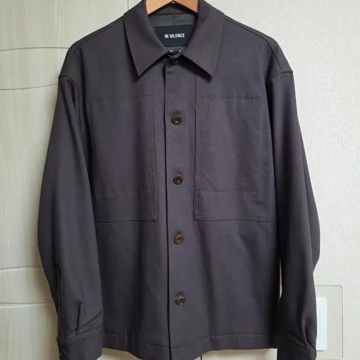 [BUNJANG] In Silence Patch Pocket Stitch Jacket (S) - Grey Brown / 인사일런스 패치포켓스티치 자켓 s Grey brown