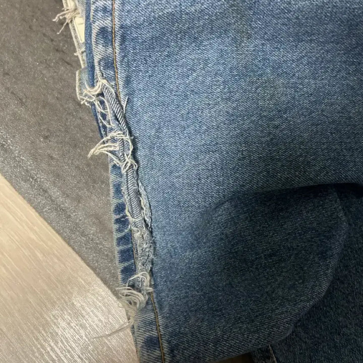 [BUNJANG] Dunst Low Rise Wide Jeans Vintage Blue M / 던스트 low rise wide jeans vintage blue M