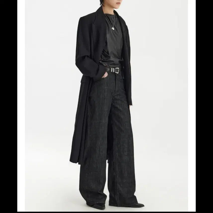 [BUNJANG] YOUTH Autumn Product Wide Denim Pants / 유스. Autumn Product 와이드 데님 팬츠 새옷