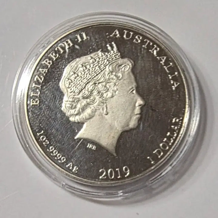 [BUNJANG] Australia 2019 Christmas Nightmare Silver Dollar Coin / [정품은화] 2019년 호주1달러 크리스마스 악몽 색채은화 zk-2049