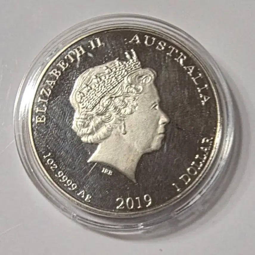 [BUNJANG] Australia 2019 Christmas Nightmare Silver Dollar Coin / [정품은화] 2019년 호주1달러 크리스마스 악몽 색채은화 zk-2049