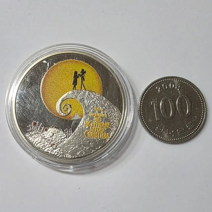 [BUNJANG] Australia 2019 Christmas Nightmare Silver Dollar Coin / [정품은화] 2019년 호주1달러 크리스마스 악몽 색채은화 zk-2049