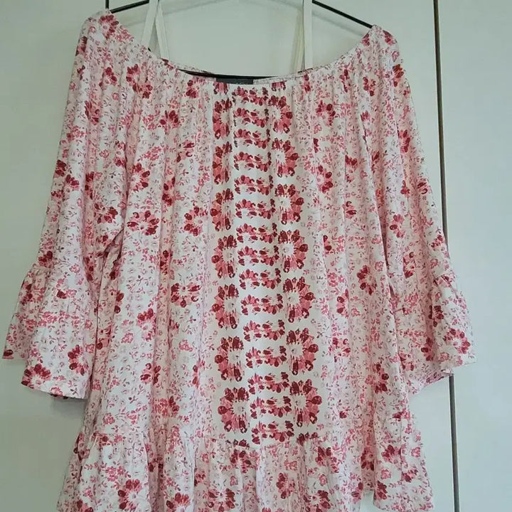 [BUNJANG] Style &amp; Co. Floral Jersey Blouse / 새옷 미국수입Style&amp;Co. 플라워 져지 집시인디고