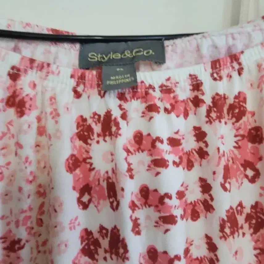 [BUNJANG] Style &amp; Co. Floral Jersey Blouse / 새옷 미국수입Style&amp;Co. 플라워 져지 집시인디고