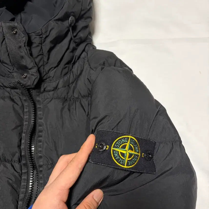 [BUNJANG] Stone Island Crinkle Reps Padded Jacket / 스톤아일랜드 크링클랩스 패딩