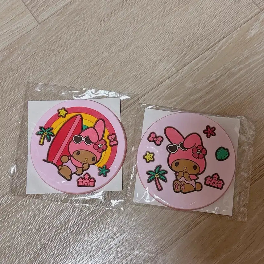 [BUNJANG] Teazen My Melody Tanning Coaster (Set of 2) / 티젠 태닝 마이멜로디 티코스터 2개