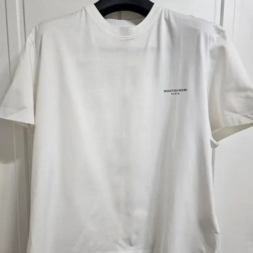 [BUNJANG] Wooyoungmi Back Logo Flower Short Sleeve T-shirt / 우영미 백로고 플라워 반팔티 48