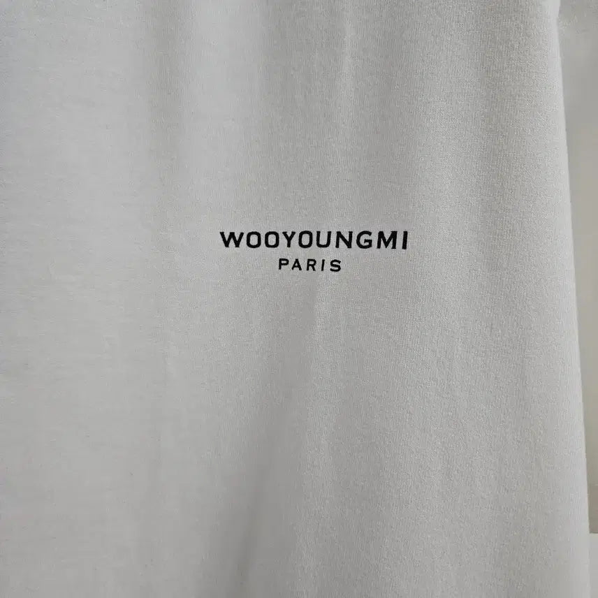 [BUNJANG] Wooyoungmi Back Logo Flower Short Sleeve T-shirt / 우영미 백로고 플라워 반팔티 48