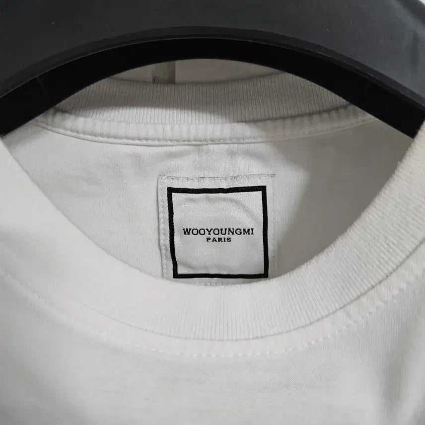[BUNJANG] Wooyoungmi Back Logo Flower Short Sleeve T-shirt / 우영미 백로고 플라워 반팔티 48