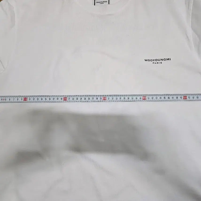 [BUNJANG] Wooyoungmi Back Logo Flower Short Sleeve T-shirt / 우영미 백로고 플라워 반팔티 48