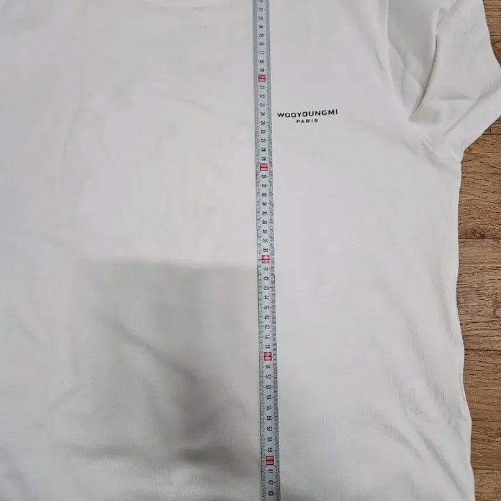 [BUNJANG] Wooyoungmi Back Logo Flower Short Sleeve T-shirt / 우영미 백로고 플라워 반팔티 48