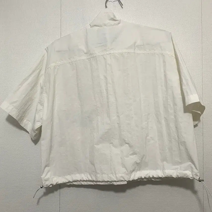 [BUNJANG] OIOI Collection White Lightweight Zip-Up Jacket / 오아이오아이 컬렉션 화이트 바스락 집업
