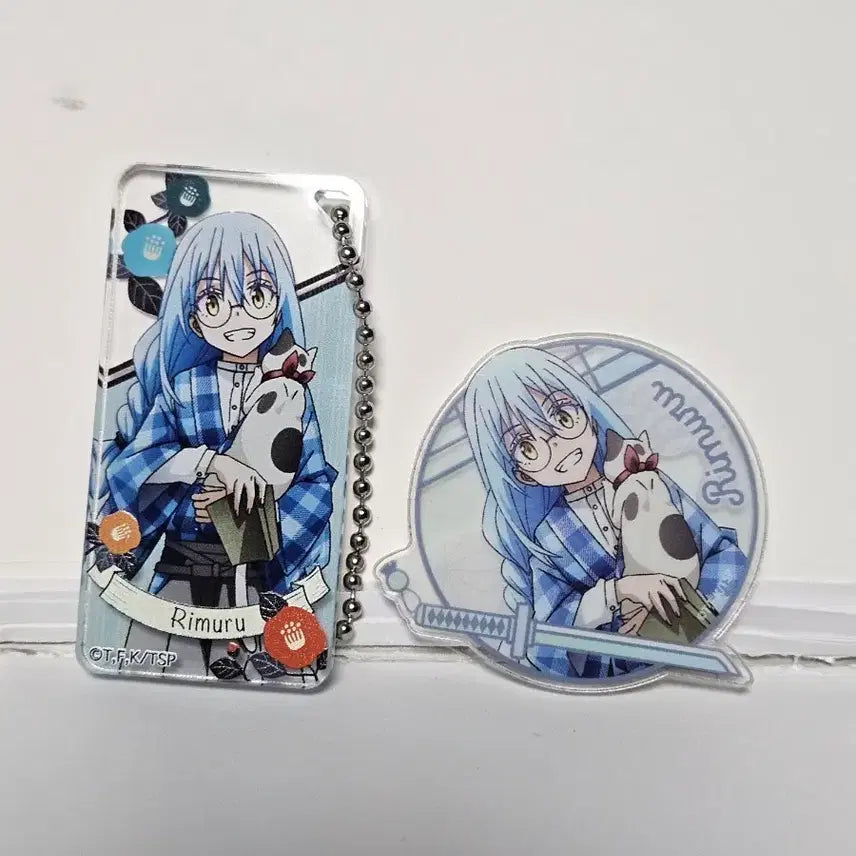 [BUNJANG] Rimuru Tempest Acrylic Keychain and Stickers Set / 리무루 키링 + 아크릴 스티커 2종 세트