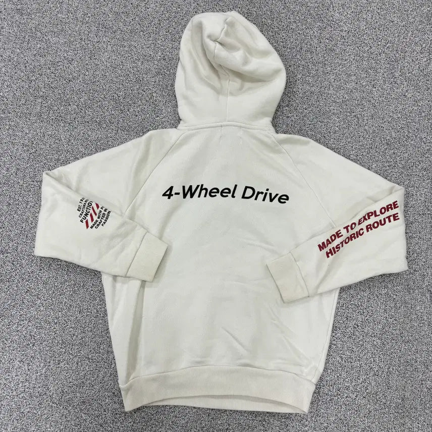 [BUNJANG] Jeep CJ-5 Hoodie White / 90 지프 남성 CJ-5 후드티 화이트 0319J