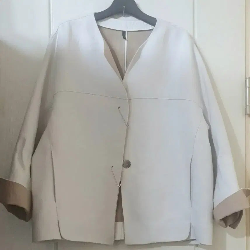 [BUNJANG] Benetton Collarless Jacket / 베네통노카라자켓
