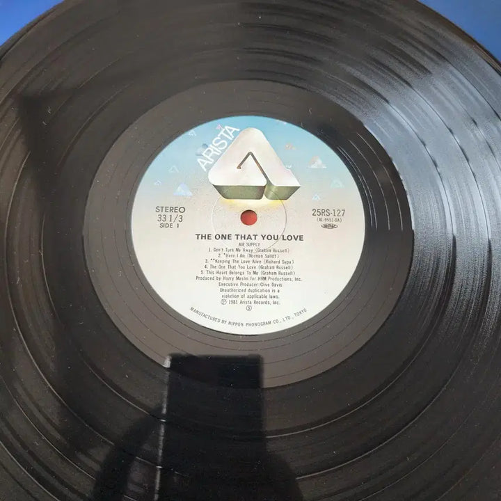 [BUNJANG] Air Supply The One That You Love LP (Japan Press) / 추천 에어 서플라이 Air Supply lp 일본반