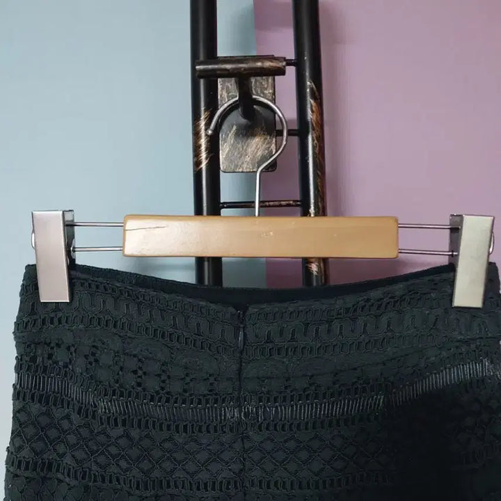 [BUNJANG] Time Black Lace Long Skirt / 타임 레이스 블랙 스커트s