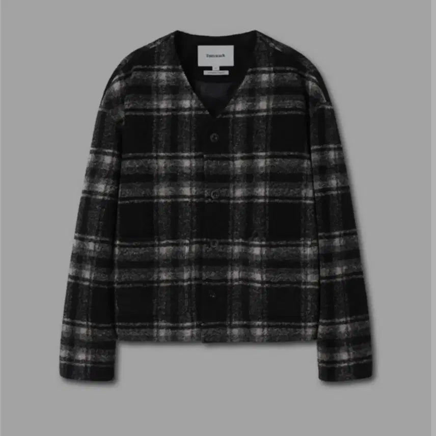 [SOLD OUT] 토니웩 모헤어 체크 가디건 블루종