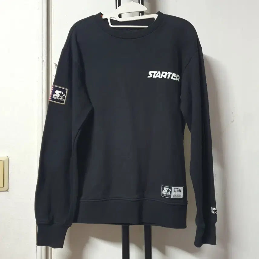 [SOLD OUT] STARTER 스타터 맨투맨 블랙 M 95