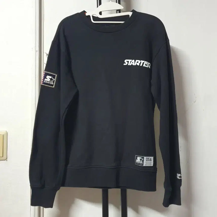 [SOLD OUT] STARTER 스타터 맨투맨 블랙 M 95