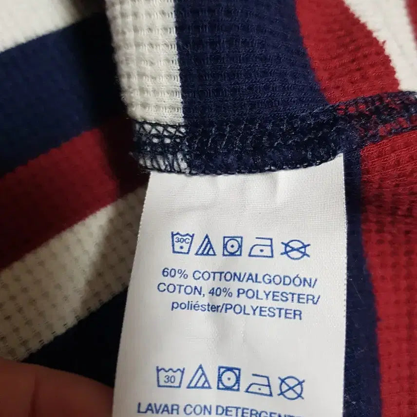 [BUNJANG] Polo Ralph Lauren Striped Long Sleeve T-shirt / 폴로 랄프로렌 스트라이프 긴팔 티셔츠