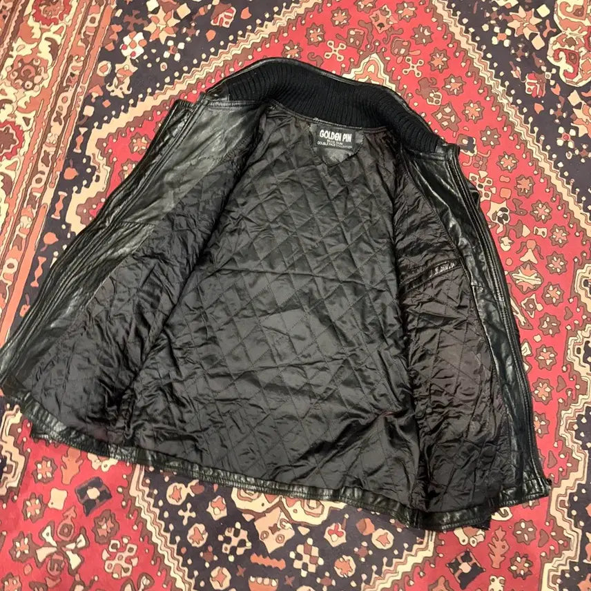 [BUNJANG] Vintage Leather Jacket (XL-2XL) / 723/ ( XL-2X ) 가죽자켓 밀리터리 아메카지 워크웨어 레더자켓