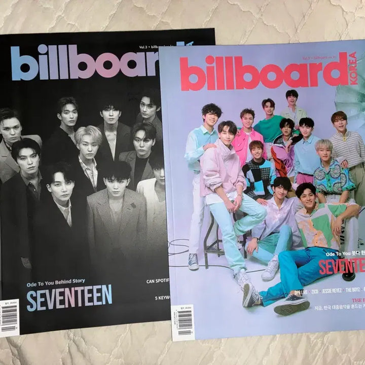 [SOLD OUT] 세븐틴 빌보드 코리아 잡지 매거진 포스터 파우치 세트