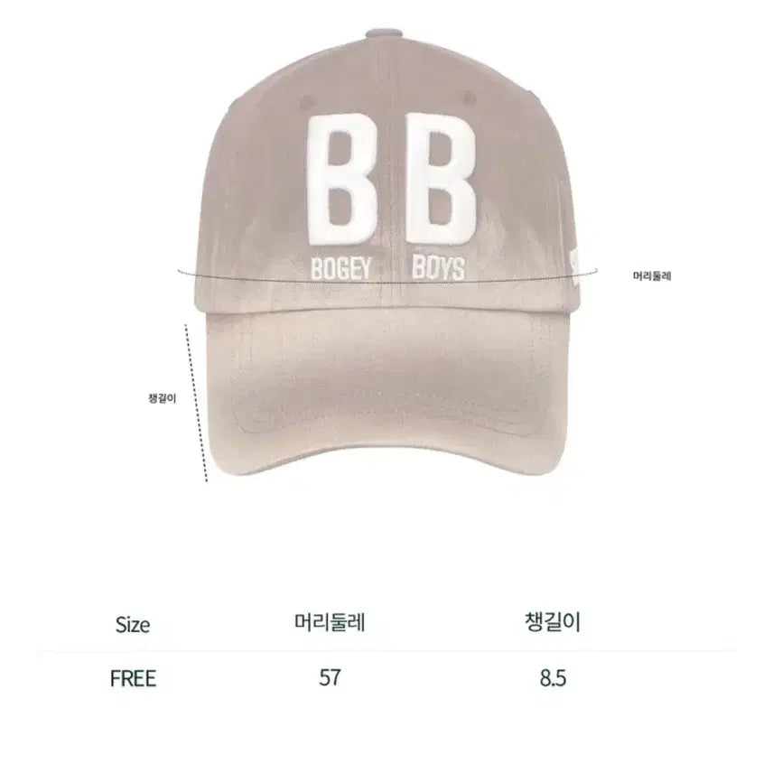 [BUNJANG] VogueBoyz Washed Ball Cap Brown / 신시아님 착용) 보기보이즈 워시드 볼캡 브라운