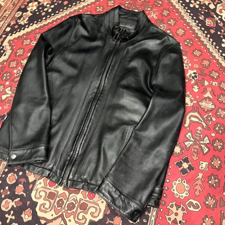[BUNJANG] Leder Collector XL Biker Leather Jacket / 726/( XL ) 바이커가죽 바이커자켓 레더자켓 가죽자켓 봄버자켓