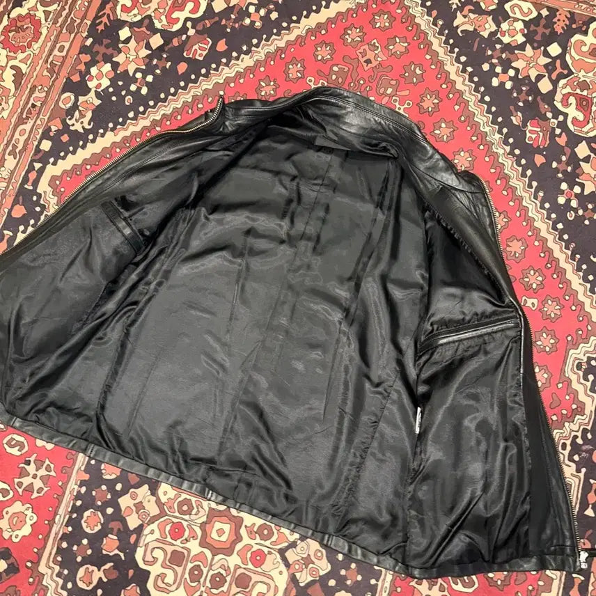 [BUNJANG] Leder Collector XL Biker Leather Jacket / 726/( XL ) 바이커가죽 바이커자켓 레더자켓 가죽자켓 봄버자켓