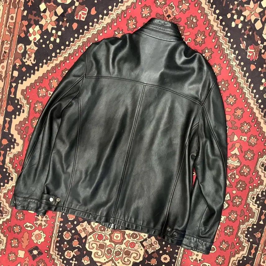 [BUNJANG] Leder Collector XL Biker Leather Jacket / 726/( XL ) 바이커가죽 바이커자켓 레더자켓 가죽자켓 봄버자켓