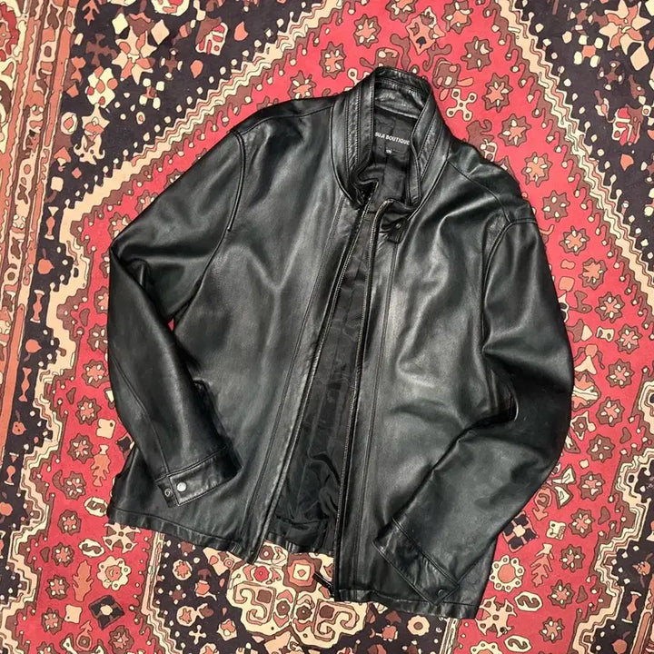 [BUNJANG] Leder Collector XL Biker Leather Jacket / 726/( XL ) 바이커가죽 바이커자켓 레더자켓 가죽자켓 봄버자켓