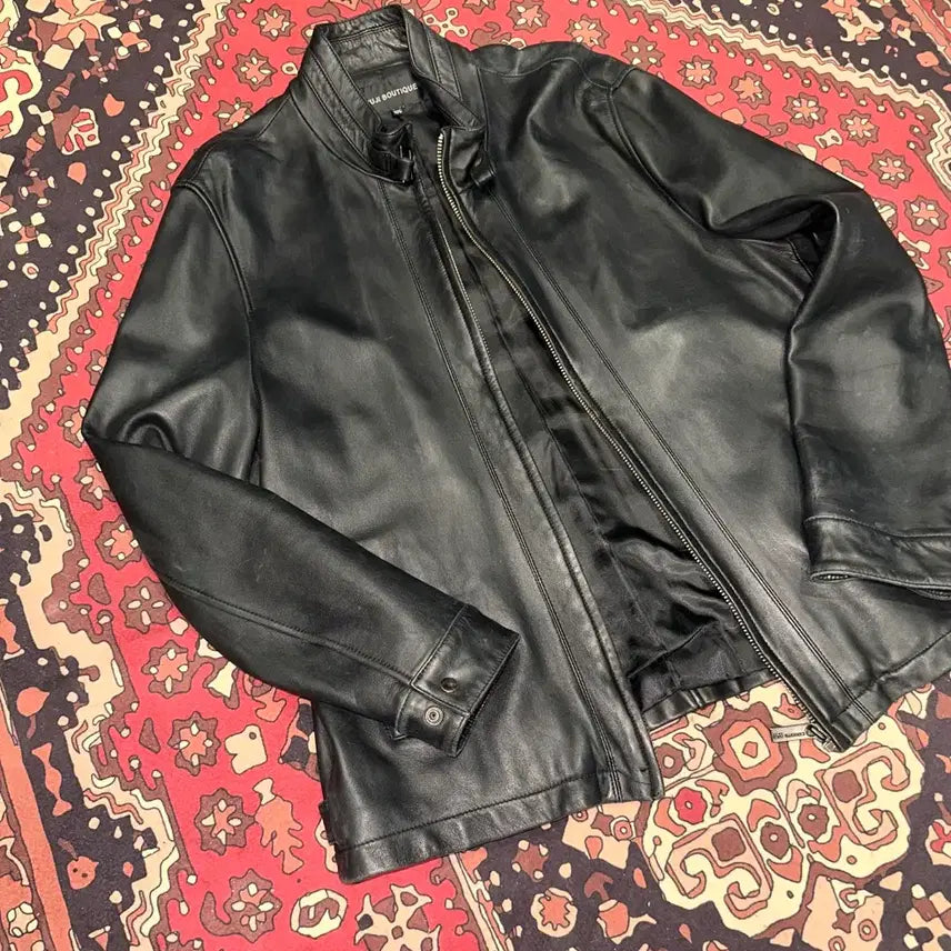 [BUNJANG] Leder Collector XL Biker Leather Jacket / 726/( XL ) 바이커가죽 바이커자켓 레더자켓 가죽자켓 봄버자켓