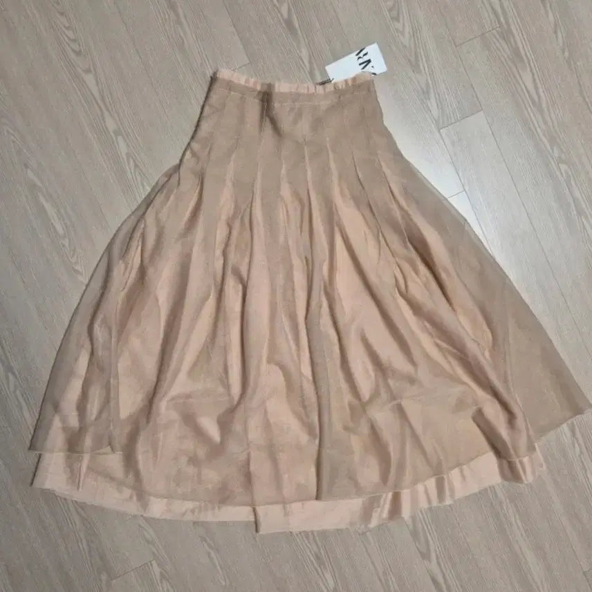 [BUNJANG] Zara Organza Midi Skirt / 새상품) 자라 오간자 미디스커트 M