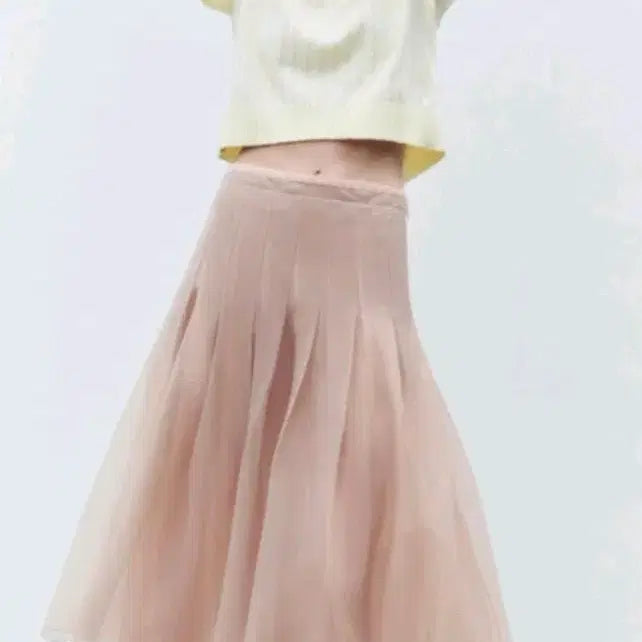 [BUNJANG] Zara Organza Midi Skirt / 새상품) 자라 오간자 미디스커트 M