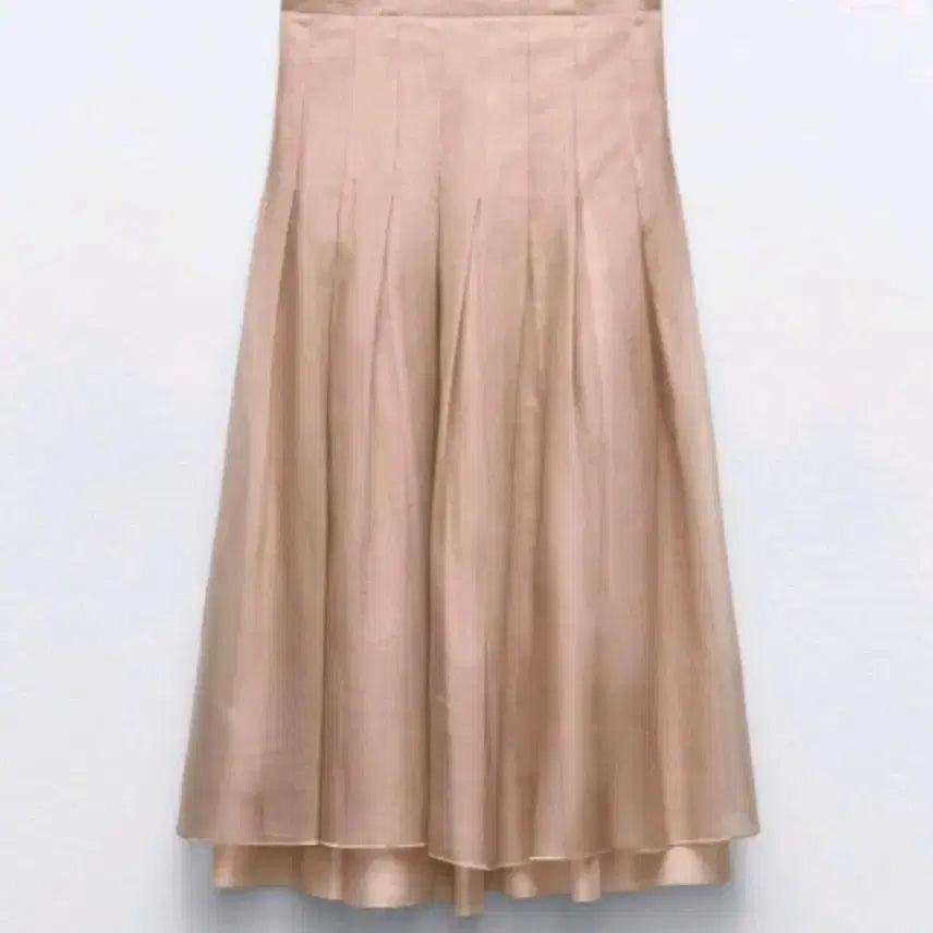 [BUNJANG] Zara Organza Midi Skirt / 새상품) 자라 오간자 미디스커트 M